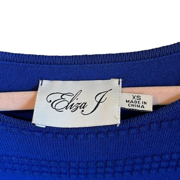 ELIZA J | Knit Fit and Flare Texture Dress (XS) - Picture 4 of 5